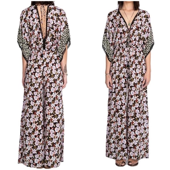 JOHNNY WAS Karisma Mixed Jumpsuit In Multi (D4) - Picture 1 of 9